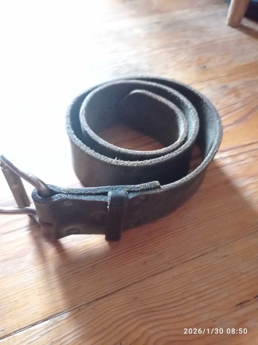 Pasek skórzany 5 cm. Solidny