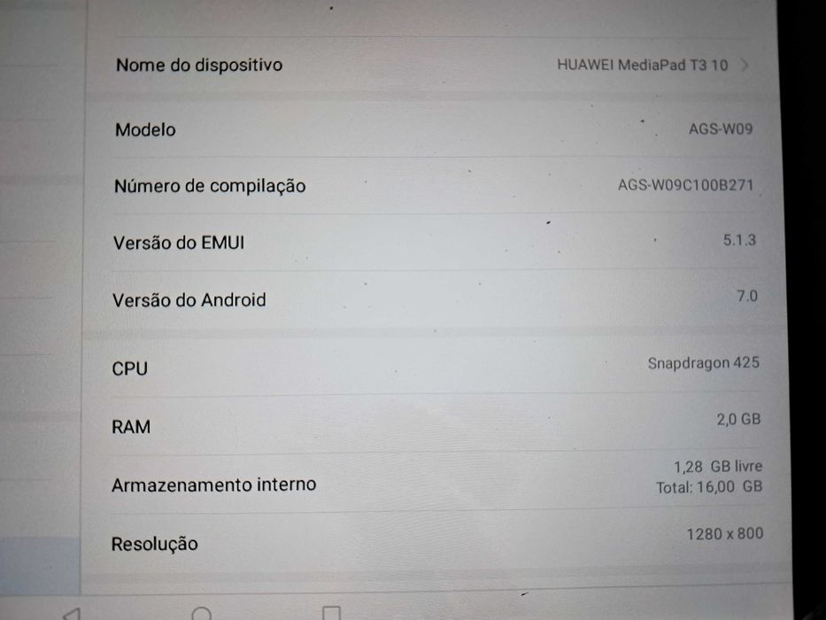 Tablet HUAWEI MediaPad T3 10