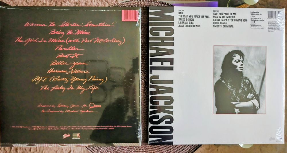 Michael Jackson LP винілові платівкип