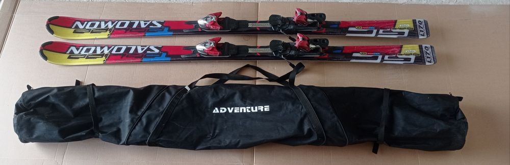 Narty Salomon 170 + pokrowiec i plecak na buty