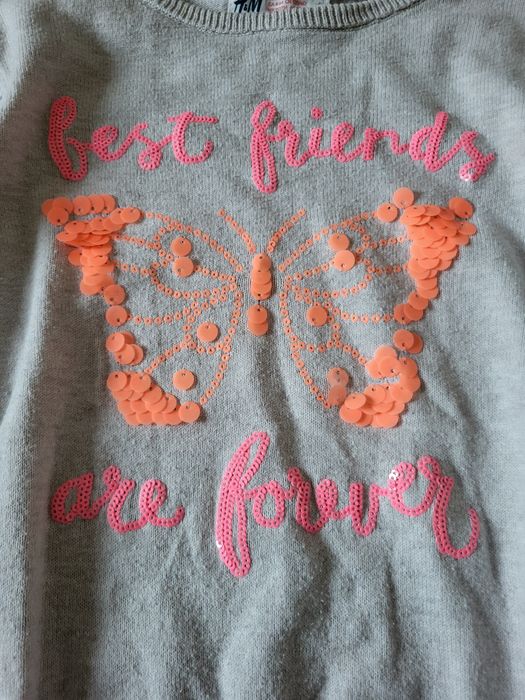 Sweter h&m 110 116 paka zestaw lekkie sweterki