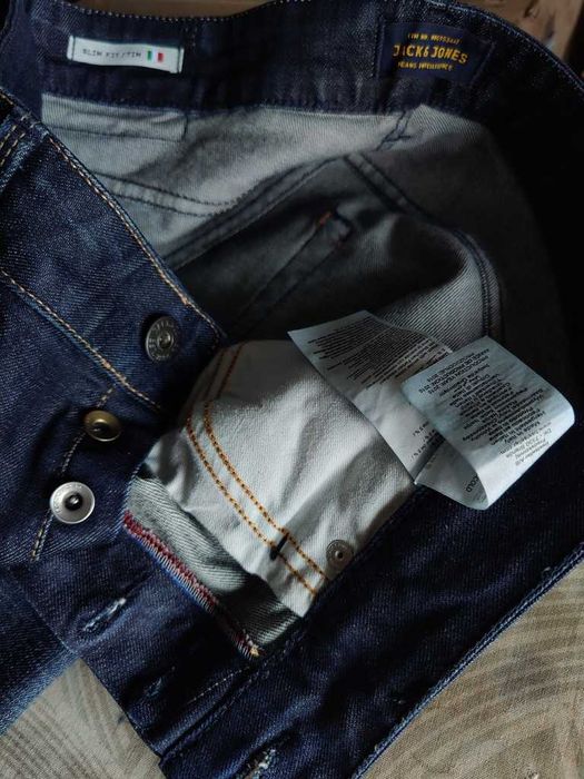Джинсы Jack&jones Tim jeans Дания w29 stretch navy.