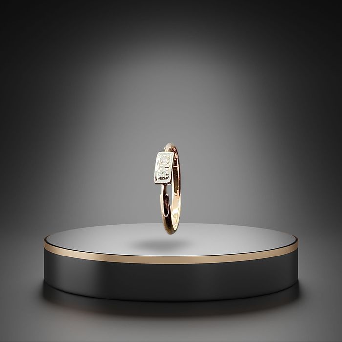 Pierścionek Złoty 14K (Diamond)