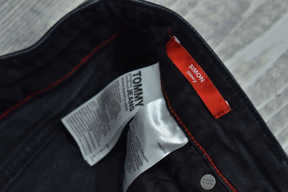 Tommy Jeans Simon Skinny Męskie Spodnie Jeansowe W29 L34