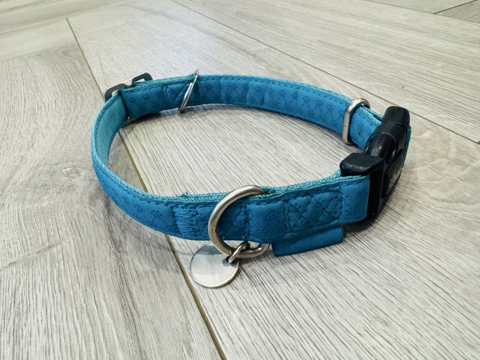 Obroża regulowana turkusowa Mac Leather Zolux L