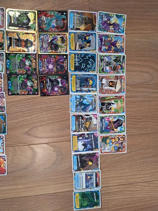 Karty NinjaGo plus Piotruś pan Spiderman