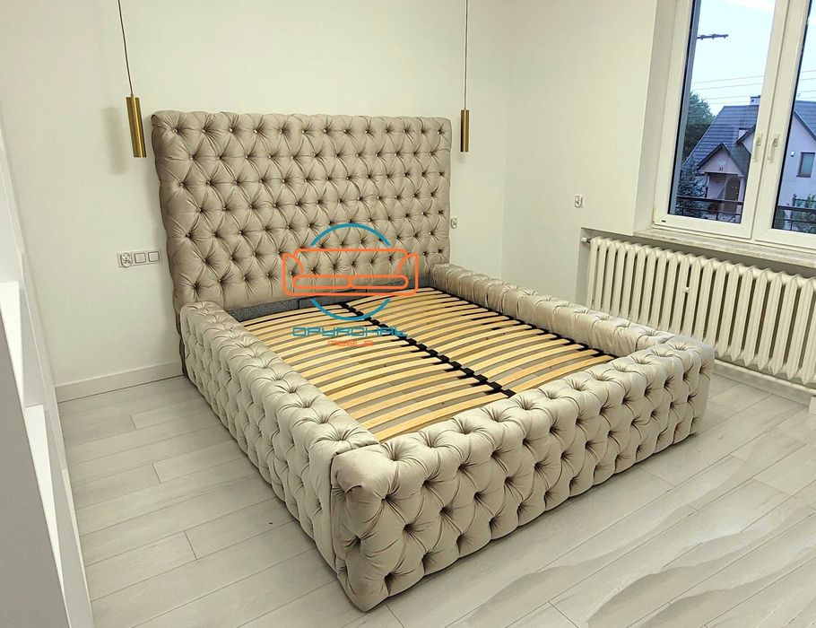 PRODUCENT lóżko chesterfield XL pojemnik 160x200, na wymiar NR. 6