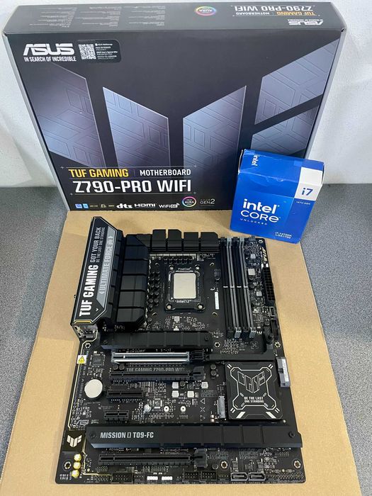 Продам плату Asus TUF Z790-PRO WIFI + Intel 14700K