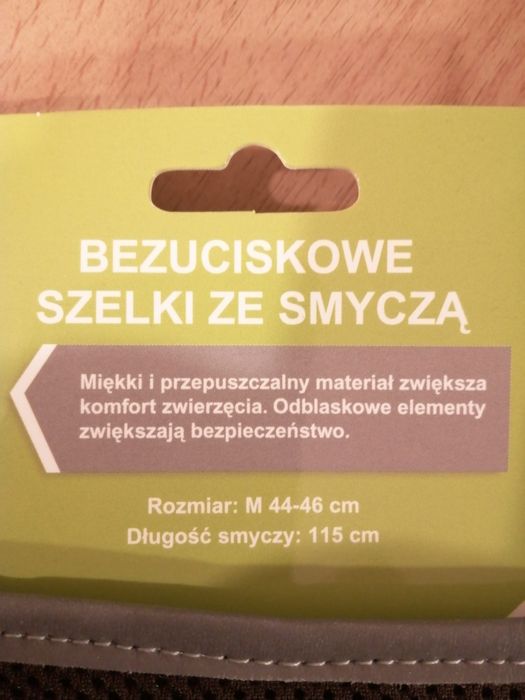 Nowe. Szelki ze smyczą M