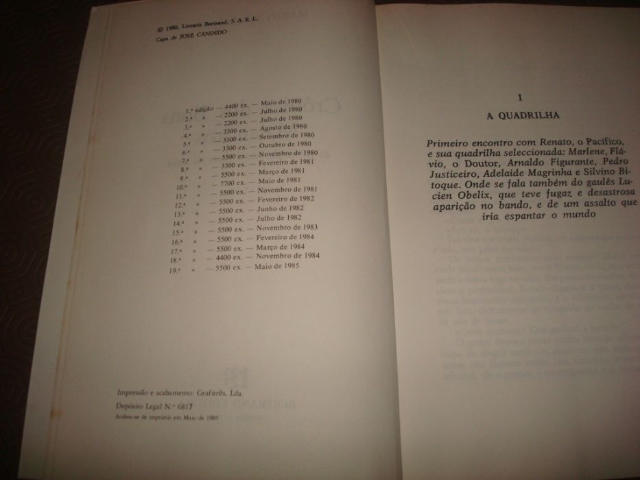 Crónica dos Bons Malandros 19ªedição-1985