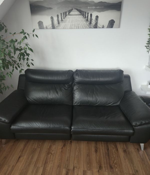 Sofa rozkładana skóra