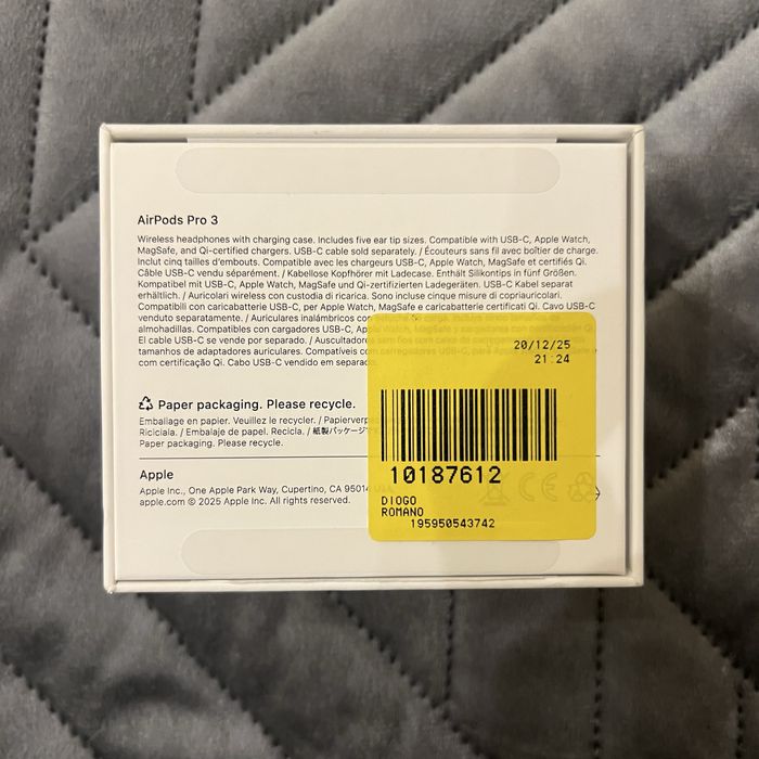 Apple Air Pods Pro 3 Semi-Novos