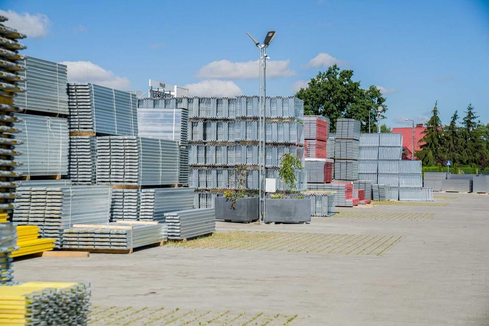 Rusztowanie elewacyjne Plettac / Rusztowanie elewacyjne 90m2 P70  typ Plettac / rusztowanie poznańskie/ PRODUCENT
