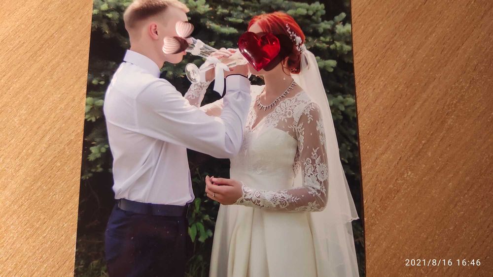 Счастливое свадебное платье