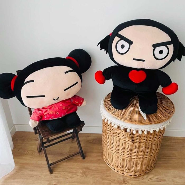 Peluches grandes ORIGINAIS e SUPER RAROS colecionáveis da Pucca e Garu