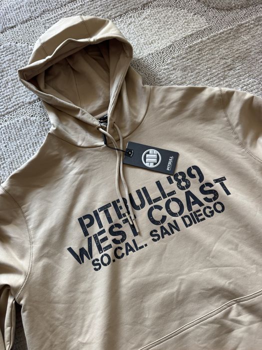Bluza z kapturem Pitbull XL beżowa nowa
