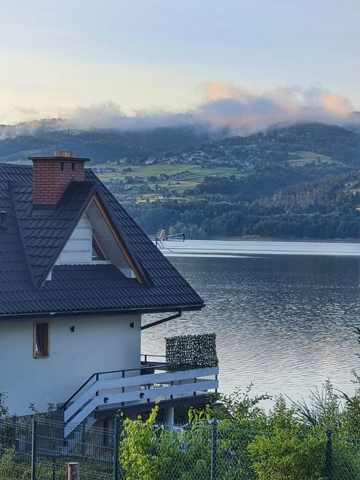 DOMEK Z POMOSTEM Frydman  domek z  kominkiem noclegi  w górach ferie