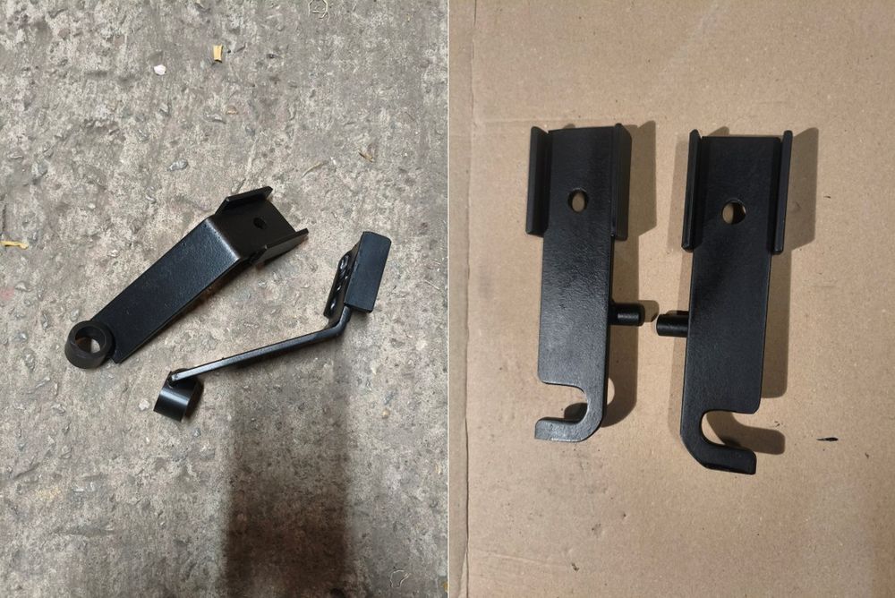 Uchwyty haki mocowanie kosiska pługa traktorek Stiga park Villa