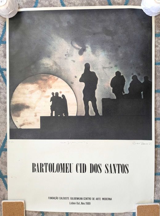 Original Vintage Poster by Bartolomeu Cid, Calouste Gulbenkian Foundation