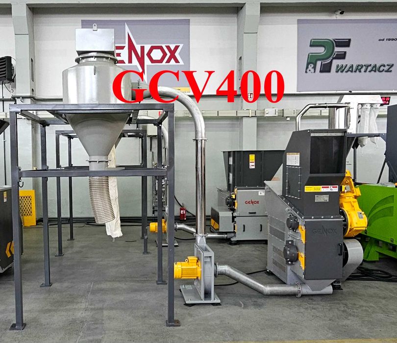GENOX GCV 400 Kruszarka, Młyn, Granulator, Combo do tworzyw sztucznych