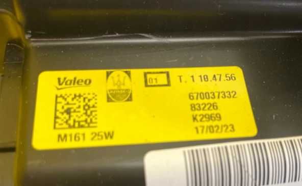 Lampa Reflektor Maserati Levante 17-21 Każda wersja   GWARANCJA