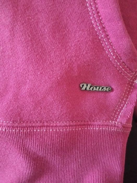 Bluza z kapturem House kangurek XS 158- 164 ocieplana