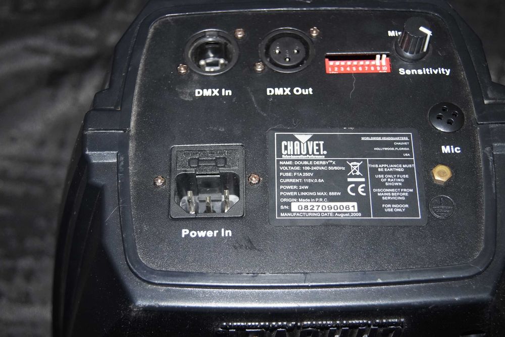 Chauvet DOUBLE Derby oświetlenie dj lampa