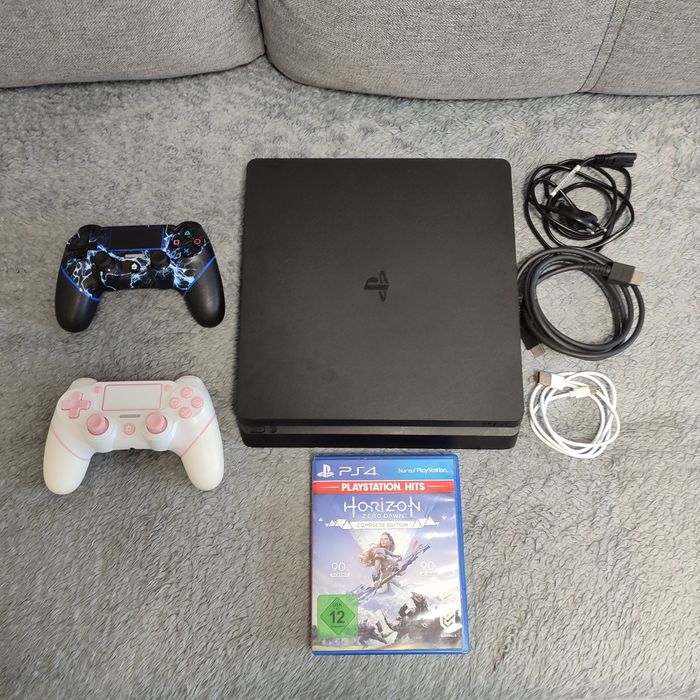 Ps 4 slim 1 ТБ 2 геймпади Sony playstation приставка