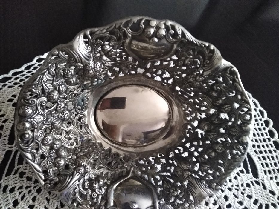 Patera metalowa z lat '80