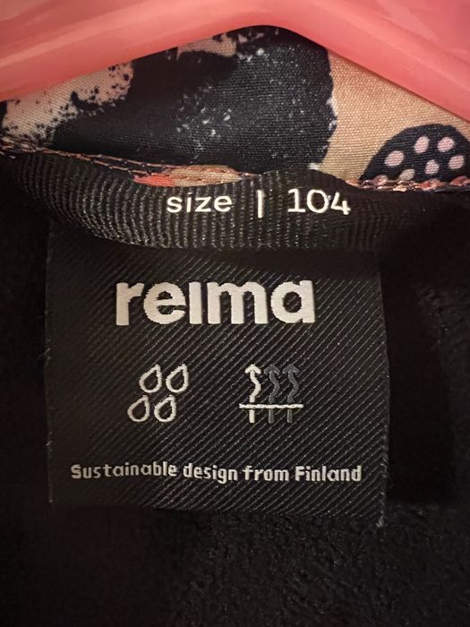 Kurtka Reima Vantti, Softshell, różowa
