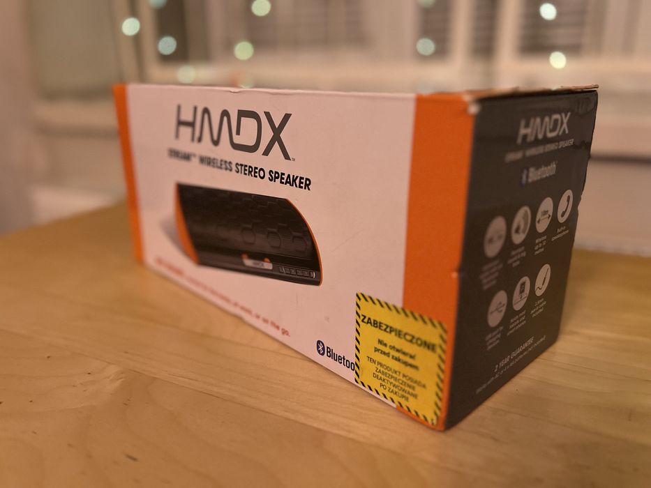 HMDX Stream wireless stereo speaker (Bluetooth)