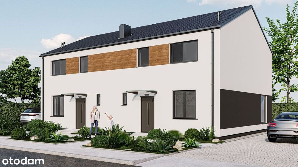 Nowoczesny dom 100 m² – DOPIEWO - gotowy - NA KOŃCU ZAMKNIĘTEJ DROGI