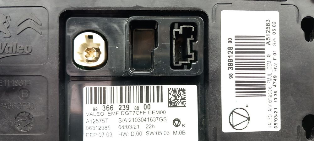 Display / ecrã de informações CITROËN C3 Aircross II (2R_, 2C_)