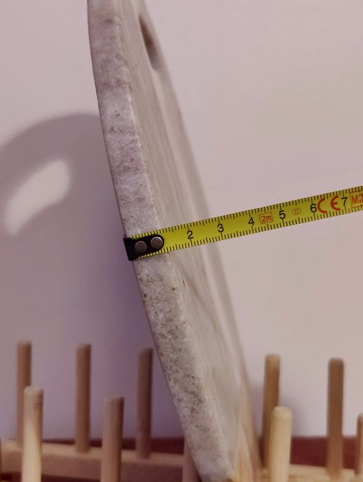 Tabua marmore e madeira