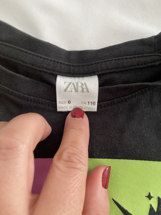 Koszulka dla dziewczynki 116 zara