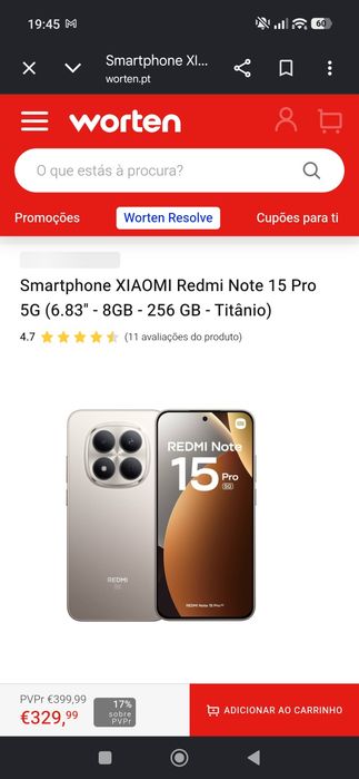 Xiaomi redmi note 15pro 5G 256gb camara 200megapixel