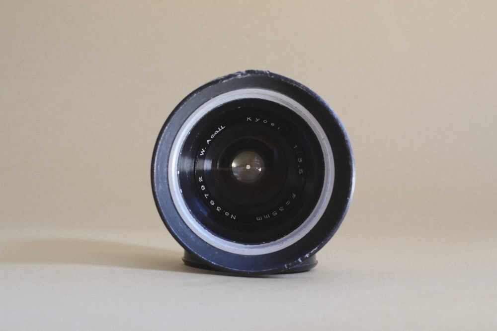 Objectiva Kyoei W. Acall 35mm f3.5 Exakta mount (Fotografia UV) (Raro)