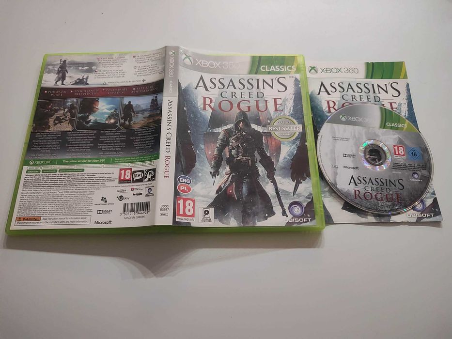 Gra Xbox 360 Assassins Creed Rogue PL