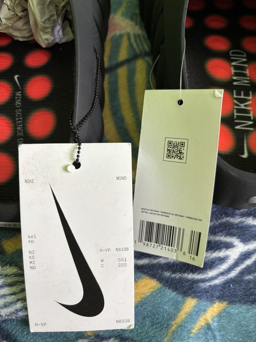 Nike mind 001 czarne 38.5 rozmiar
