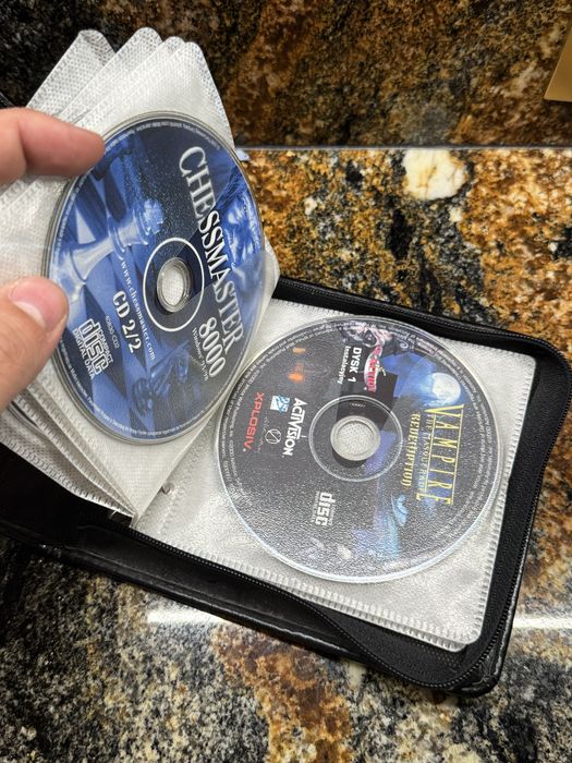 Zestaw gier PC na CD dużo gier