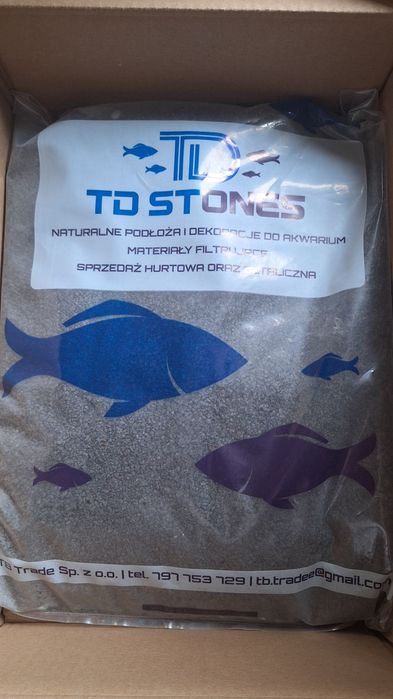 Żwirek akwarystyczny 8kg czarny