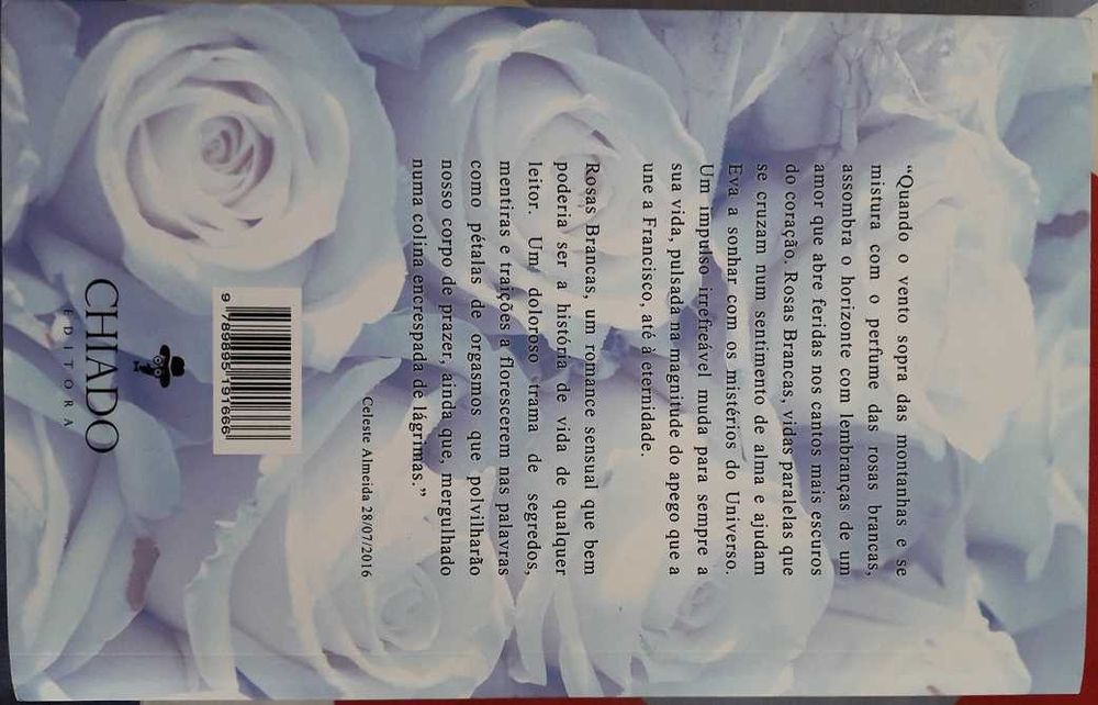 Livro "Rosas Brancas" e "Pequenos Contos/Trechos de realidade"