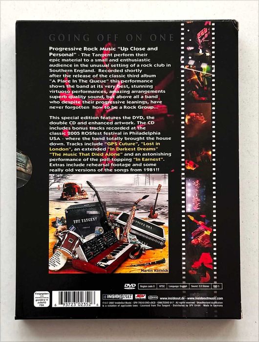 DVD+2CDs_THE TANGENT, Going Off On One.  Special Limited Edition