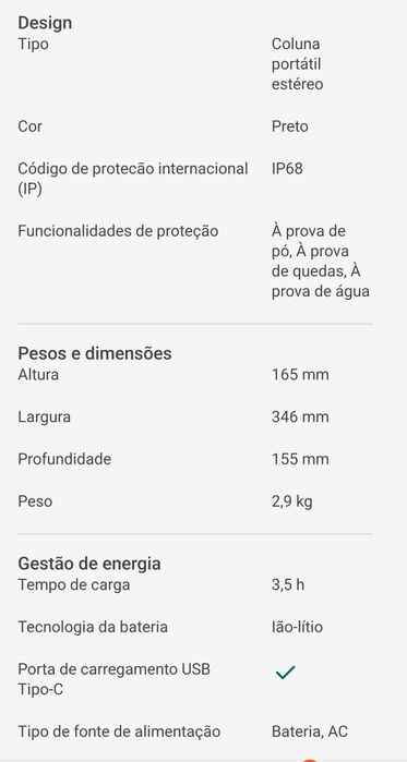 Coluna jbl xtreme 5