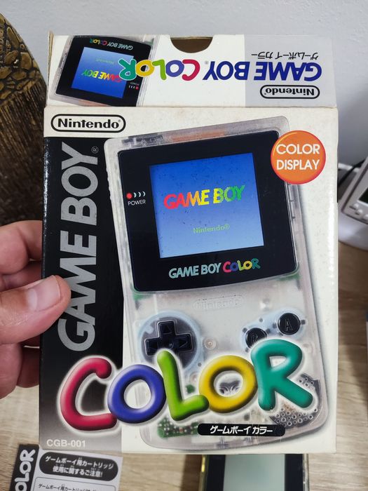 Game Boy color transparente japonês Nintendo