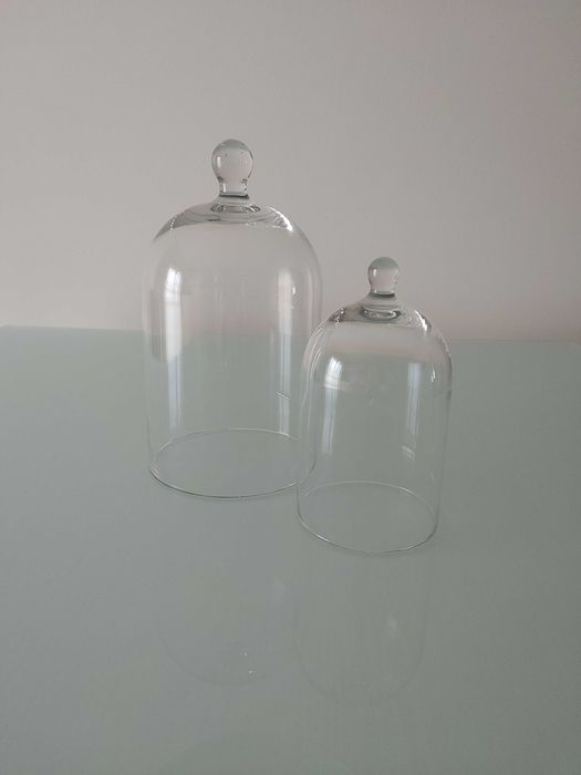 Conjunto 2 campânulas em vidro IKEA