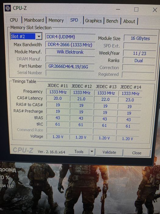 Оперативна память goodram ddr4 16g