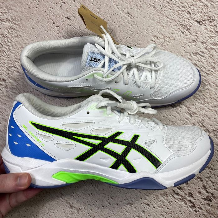 41.5 42 оригінал нові волейбольні кросівки asics gel rocket 11