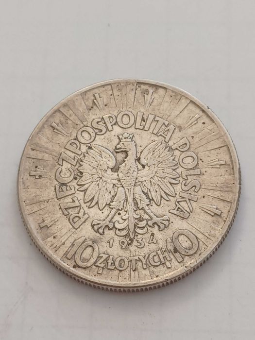 10 zł 1934r. J. PIŁSUDSKI