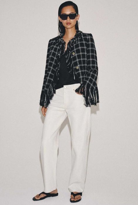 Прямі трендові джинси Zara нові ( з біркою) 36-38 розмір